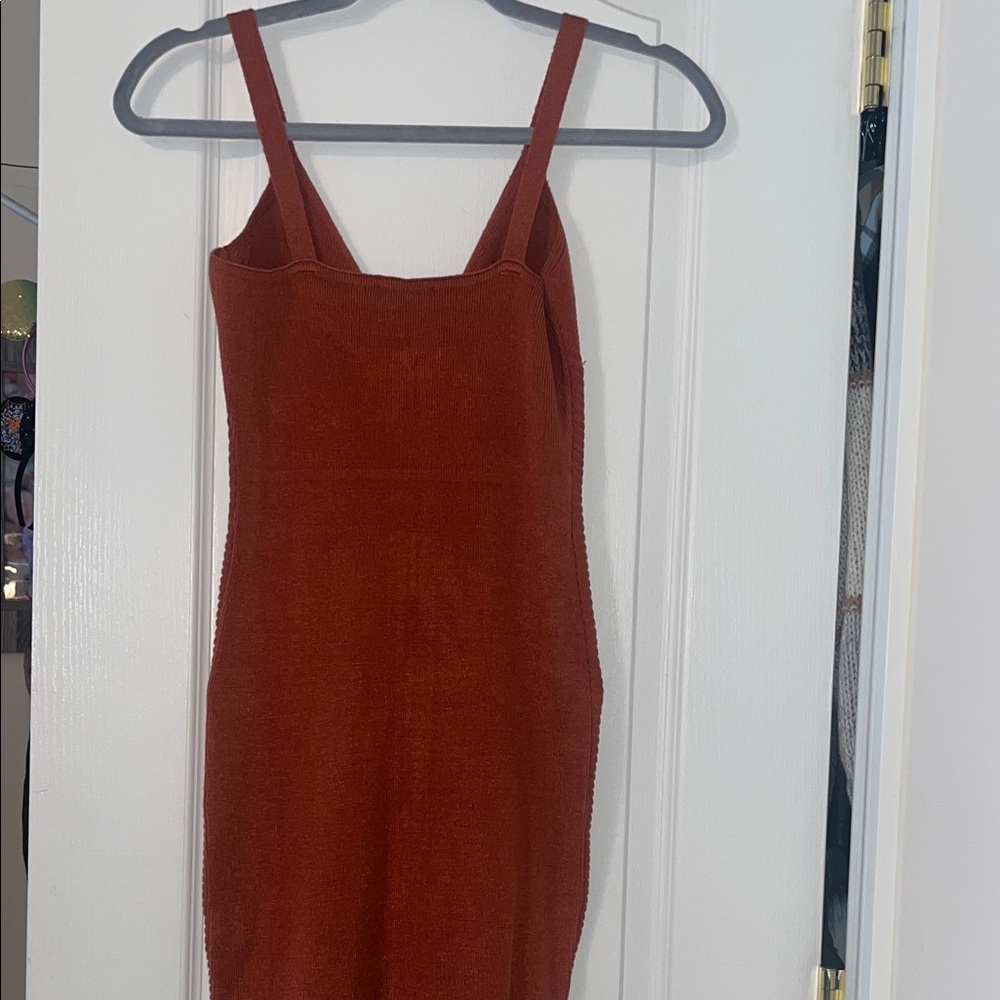 ASOS Rust Mini Dress - Picture 3 of 9